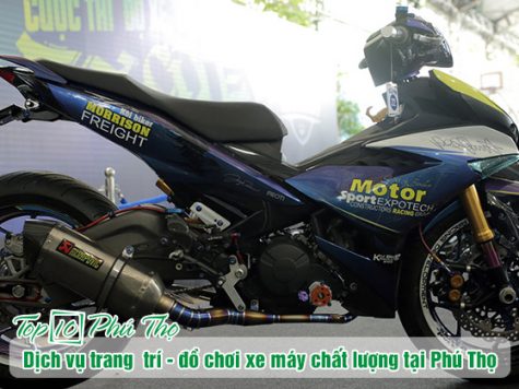Dịch vụ trang trí và đồ chơi xe máy chất lượng tại Việt Trì - Phú Thọ