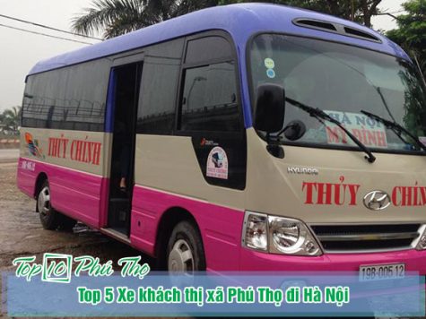 Xe khách thị xã Phú Thọ đi Hà Nội